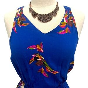 NWT -A New Day Vibrant Blue Floral 🌸 Maxi Dress